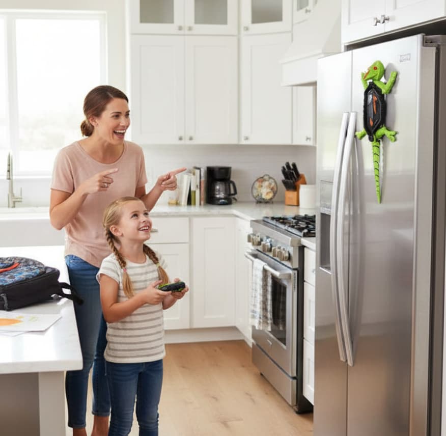 Turbo Lizard – Interaktywny Gekon RC Wspinający Się Po Ścianie i Suficie